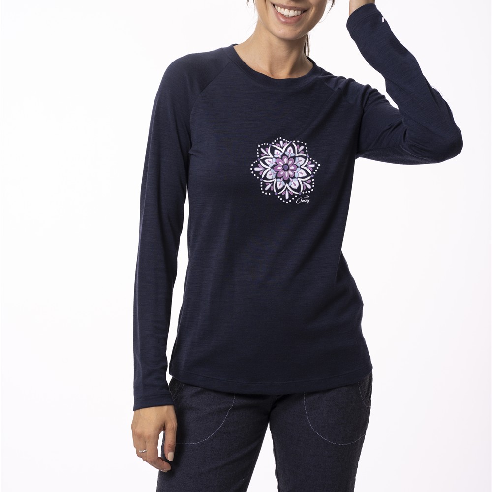 LONG SLEEVED LOGO WOMAN